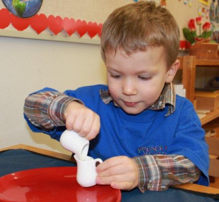 Fraser Valley Montessori - Girls Workspace, Building Blocks